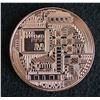 Image 2 : Bitcoin Commemorative Round Collectors Coin - 1oz pure copper