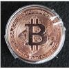 Image 1 : Bitcoin Commemorative Round Collectors Coin - 1oz pure copper