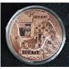 Image 2 : Bitcoin Commemorative Round Collectors Coin - 1oz pure copper