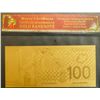 Image 2 : Gold Banknote with COA