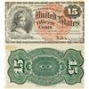 Image 1 : 15 Cent Fractional Currency, Rare
