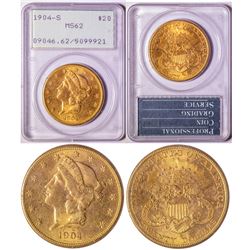 $20 Gold Piece, 1904-S