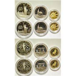 U.S. Liberty Coin Sets (Gold & Silver)