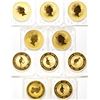 Image 1 : Five One-Ounce Australian Gold Nugget Coins, Uncirculated