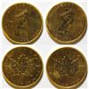 Image 1 : Two 1985 Canadian $50 Gold Maple Leaf Coins