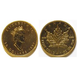 1997 $50 Gold Maple Leaf coin