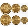 Image 1 : Fractional Set of 1980 South African Gold Krugerrands Uncirculated
