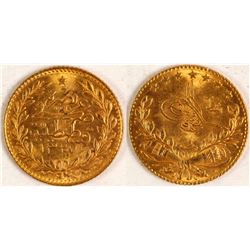 Turkish Gold Coin, 25 KURUSH