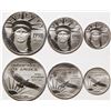 Image 1 : Platinum American Eagle Trio, 1998