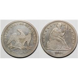 1845 Seated Dollar