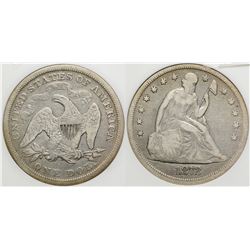 1872 Seated Dollar