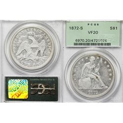 1872-S Seated Dollar