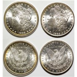 Two Gem Morgan Dollars