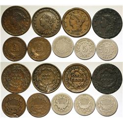 Mid 1800s U.S. Coins