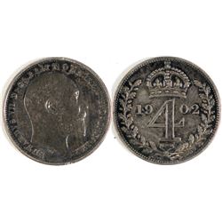 1902 English 4 Pence