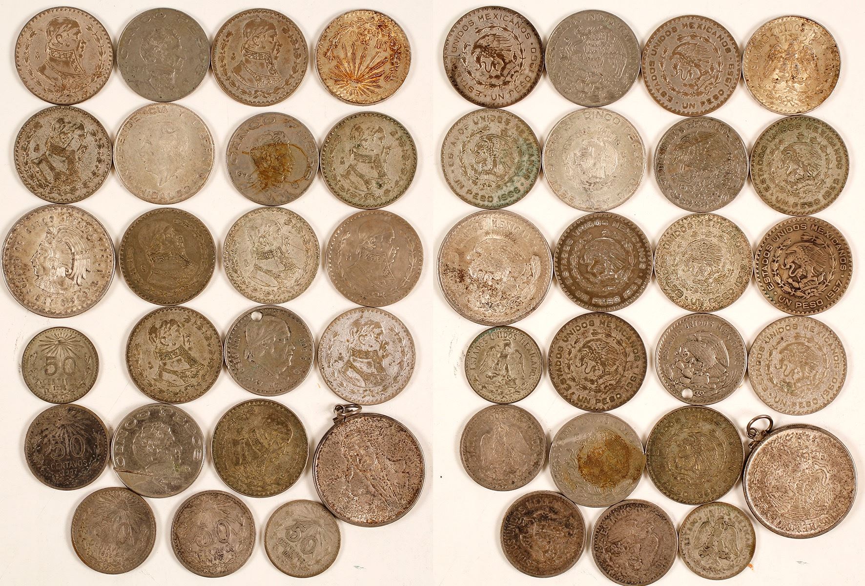 23 Mexican Silver Coins 23-mexican-silver-coins