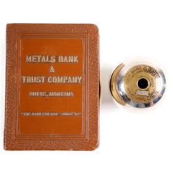 Two Coin Banks from Butte and Anaconda Banks