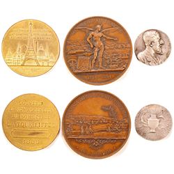 Three French & Swedish Medals