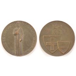 Swiss Freiburg Anniversary Medal