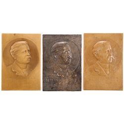 3 Numa Droz portrait plaques