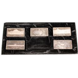 Five Silver Mine Ingots