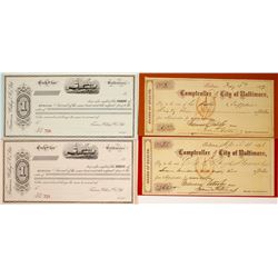 Baltimore Bank Exchanges & Checks