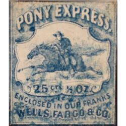 Wells Fargo 25c Stamp