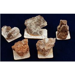 Five Aurora Ore Specimens