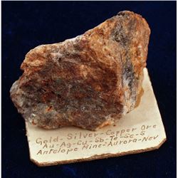 Antelope Gold Specimen