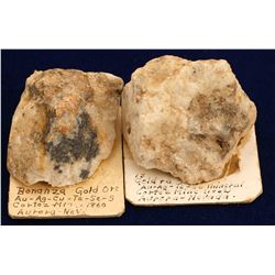 Cortez Mine Gold-Silver Specimens
