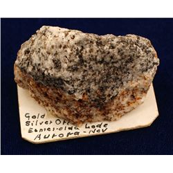 Gold-Silver Specimen from the Esmeralda Lode