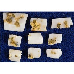 Gold in White Quartz