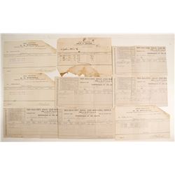 Nevada City Assay Receipts