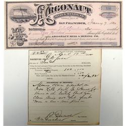 Two El Dorado County Mining Documents