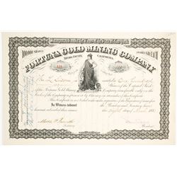 Fortuna Gold Mining Co. Stock Certificate