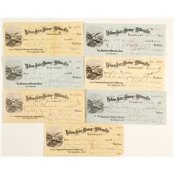 Yellow Aster Mining and Milling Co. Checks