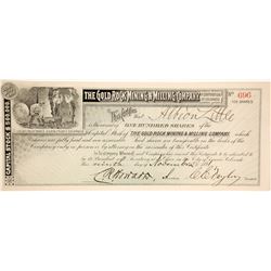 Gold Rock Mining & Milling Stock Certificate