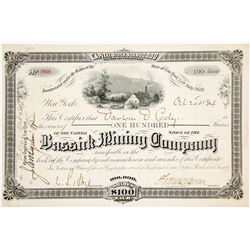 Bassick Mining Company Stock Certificate