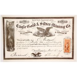 Eagle Gold & Silver Mining Co. Stock Certificate