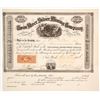 Image 1 : Twin River Silver Mining Co. Stock Certificate, Ophir Canon, Nye Co., 1866