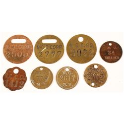 Nevada Consolidated Co. Equipment Tags