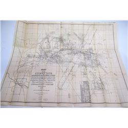 Map of the Comstock & Brunswick Lodes