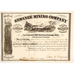 Sewanee Mining Company Stock Certificate