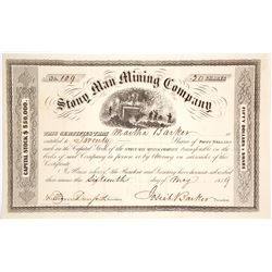 Stony Man Mining Company Stock Certificate