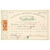 Image 1 : Canada Mining Company Stock Certificate, 1869, Lake Huron