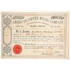 Image 1 : American Copper Mining Co. Stock Certificate, 1864, Quebec