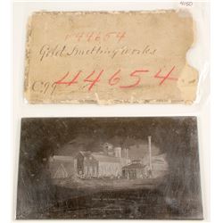 Gold Smelting Works Printers Plate