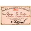 Image 1 : New York, Philadelphia & Norfolk Railroad 1891 Pass