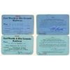 Image 1 : Fort Worth & Rio Grande Railway Annual Passes (1904 & 1908)