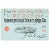 Image 1 : International Steamship Co. Annual Pass, 1892